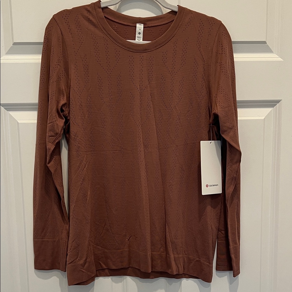 Lululemon Swiftly Breathe Long Sleeve 10 NWT